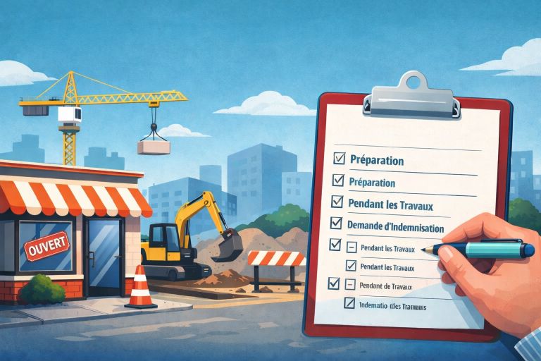 Indemnisation des commerçants en cas de chantiers privés
