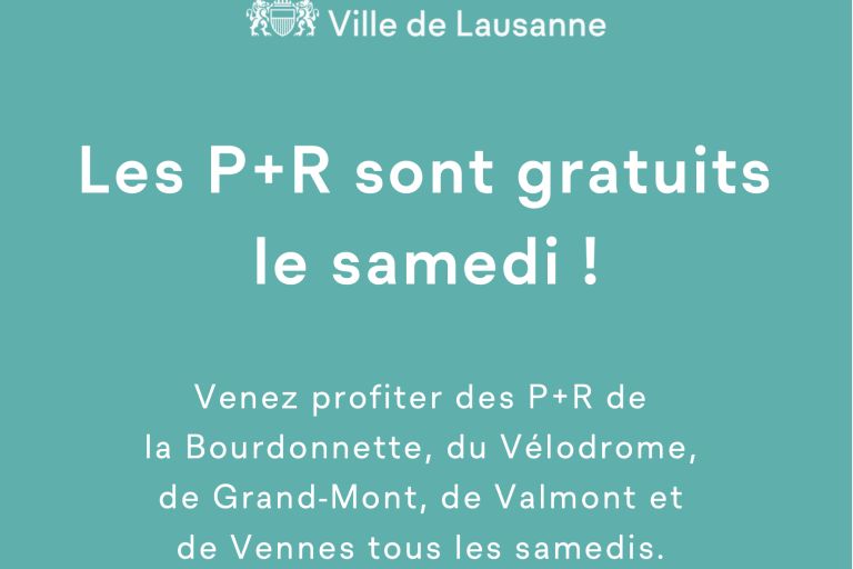 🅿️🚗 Les P+R sont gratuits tous les samedis à Lausanne ! Profitez-en ! 🎉