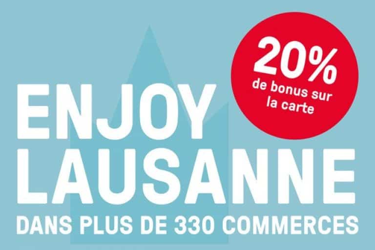 20{01c652de118bc5ebe171f344bef253fa55c8cb3f1fdaa800bb60a8cd3c764973} de bonus avec la carte Enjoy Lausanne, l’avantage exceptionnel qui accompagne cette rentrée scolaire 2023