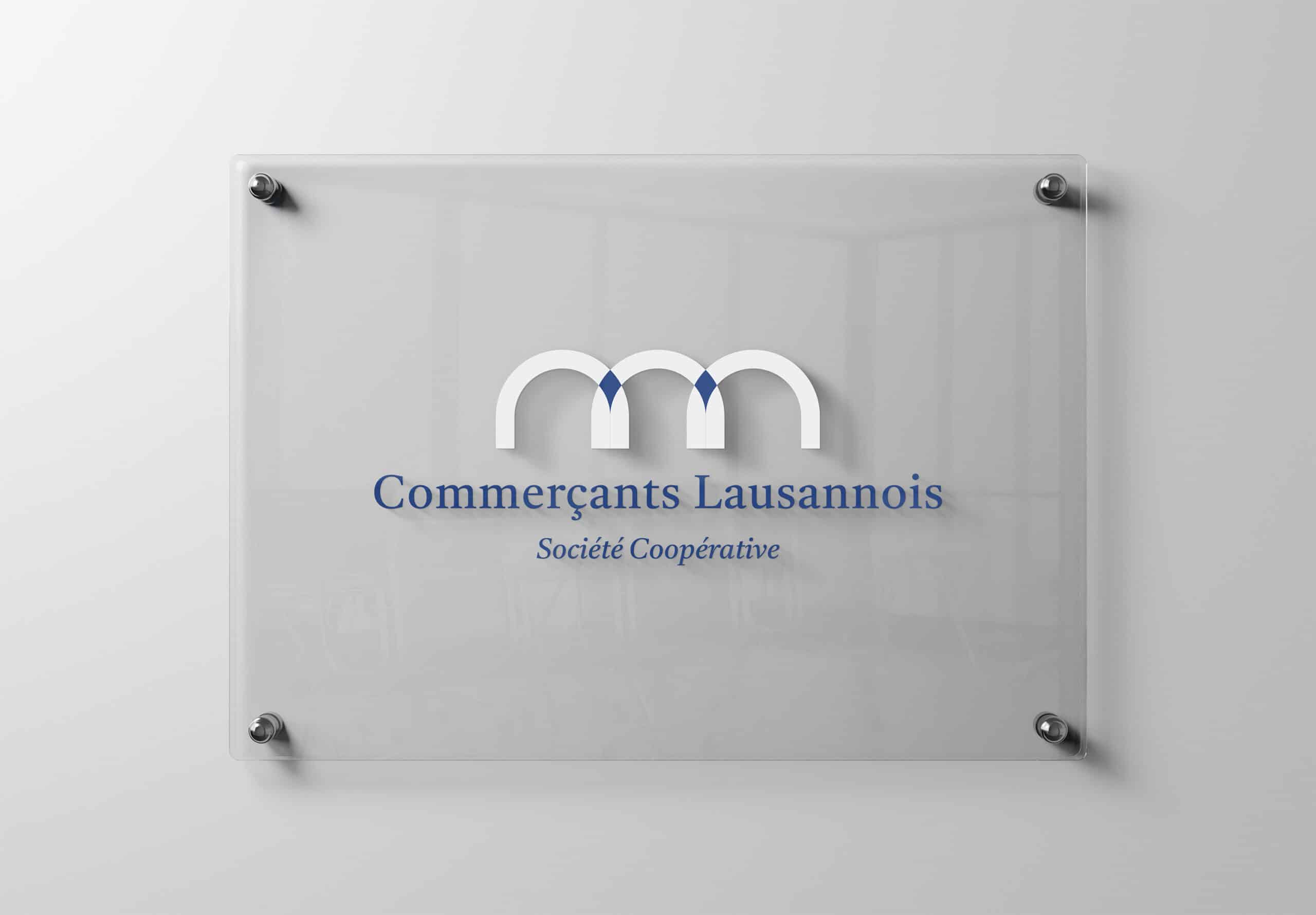 La SCCL devient Commerçants Lausannois – Plaquette mockup sccl